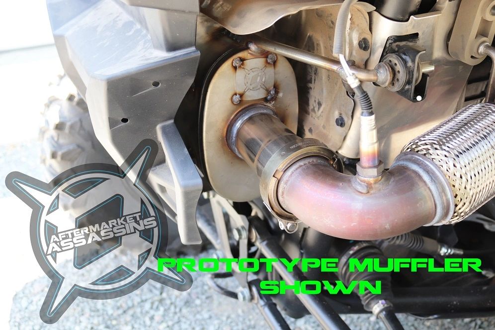 AA Stainless Slip-On Exhaust for 2024 RZR XP 1000 | 110-1017