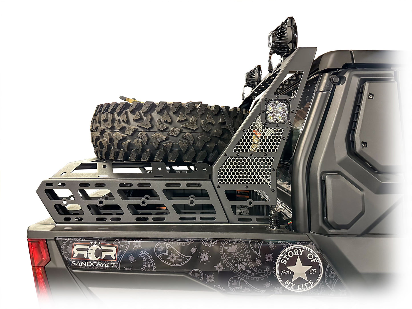 DRT Motorsports Polaris XPEDITION Tire Carrier / Chase Rack System