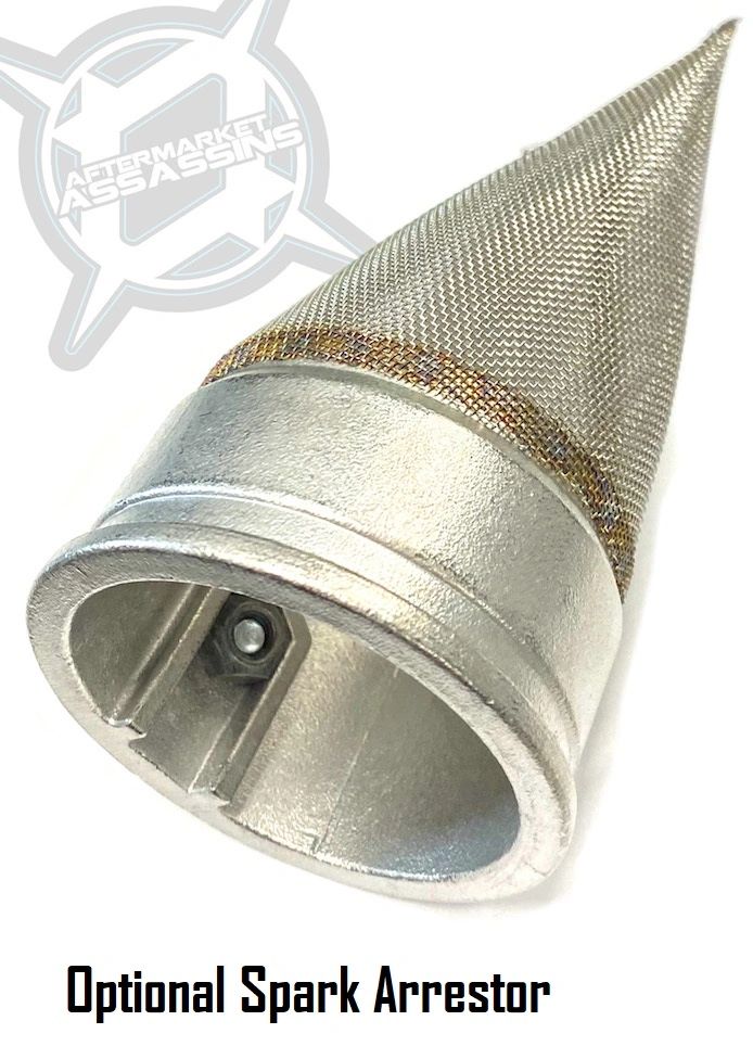 AA Stainless Slip-On Exhaust for 2018-Up Polaris Ranger XP 1000 **3-5 day lead time** | 110-1015