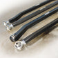 DRT Motorsports Pro R / Turbo R Billet Aluminum High Clearance Radius Rod Set, Black