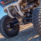 DRT Motorsports Polaris 2024+ XP1K/4 (64") Billet Aluminum High Clearance Radius Rod Set, Black
