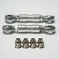 Billet aluminum links with stainless steel spacers