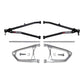 Ski-Doo/LYNX Mountain 34" Billet Upper/Chromoly A-Arm Kit (2017-2026)