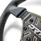 DRT Motorsports 330mm Round Steering Wheel - Leather