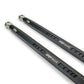DRT Motorsports Straight Hex Bar Radius Rod Set, Black - Polaris Pro/Turbo R Platform