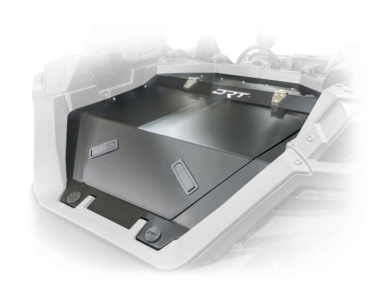 DRT Motorsports Polaris Pro R 2022+ Aluminum Trunk Enclosure - Black