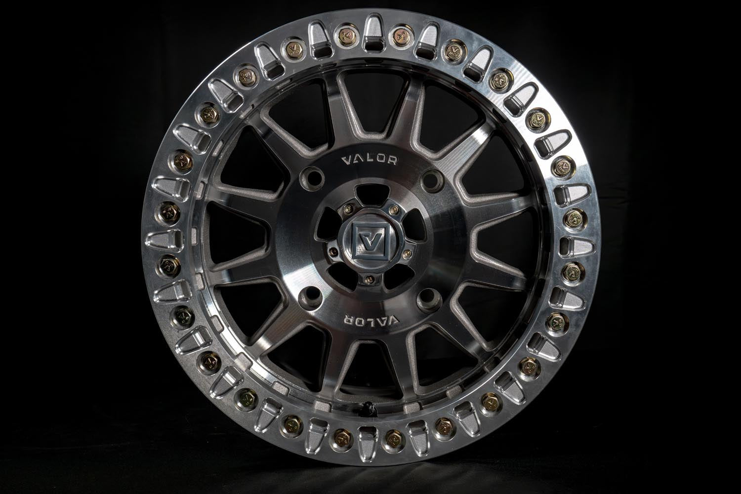 V09 Raw Machined UTV Beadlock - Valor Offroad