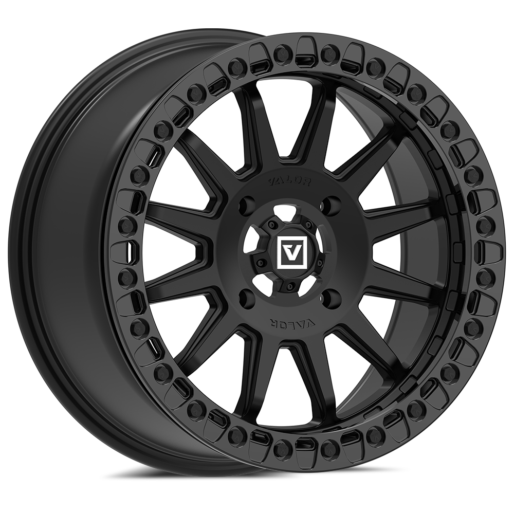 V09 Satin Black UTV Beadlock - Valor Offroad
