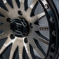V06 Brushed Gunmetal UTV Beadlock - Valor Offroad