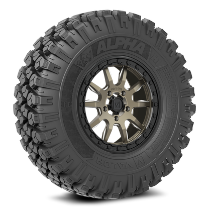Alpha on 15x7 V15 Bronze UTV Wheel and Tire Kit - Valor Offroad