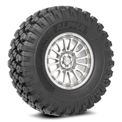 Alpha on 15x7 V14 RM UTV Wheel and Tire Kit - Valor Offroad