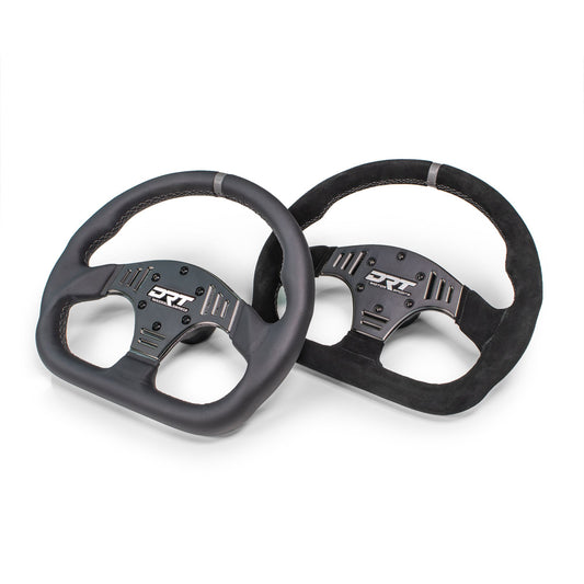 DRT Motorsports 330mm D-Shape Steering Wheel - Suede