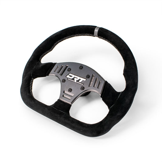 DRT Motorsports 330mm D-Shape Steering Wheel - Leather