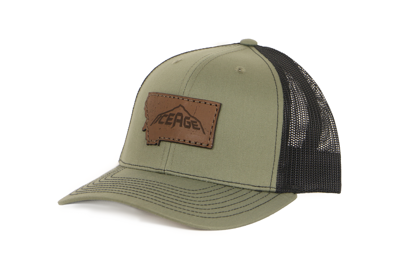 IceAge Trucker Hat - Leather MT Patch