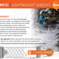 Fox 1.5 Zero QS3R SKID Coil Shocks - Arctic Cat/Yamaha (Ascender Monorail)